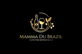 design modern premium wine, beverage, and liquor logo for your brand