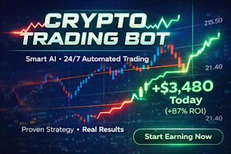 develop crypto trading bot, coinbase bot, binance bot, uniswap bot, kucoin bot