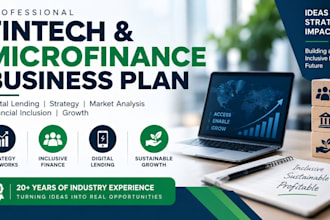 develop a fintech microfinance or digital lending business plan