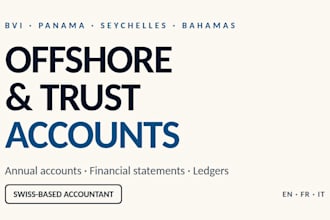 prepare accounts for offshore companies and trusts