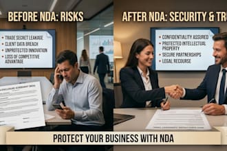 draft professional nda and confidentiality agreements