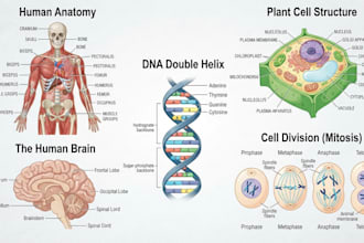 make scientific illustrations for you