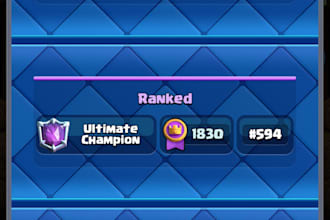 coach you in clash royale as a top 600 global player and fix your deck