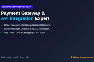 integrate payment gateways, webhooks, or rest apis