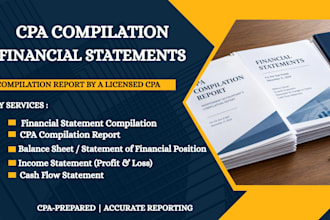 provide CPA compilation engagement, compilation report and financial statements