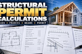prepare structural permit calculations for new construction projects