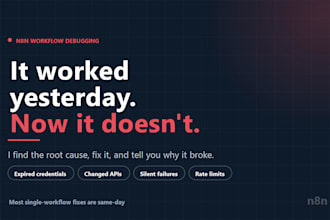 fix and debug your broken n8n workflow fast