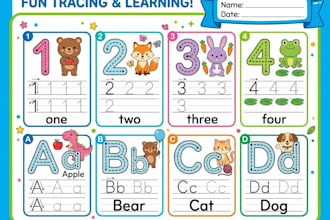 design printable kids worksheets and activity workbook pages