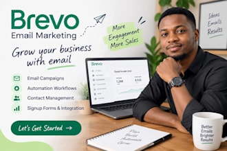 setup brevo email automation, campaigns, CRM and newsletter