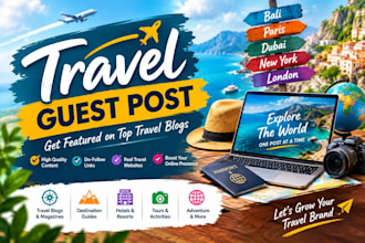 publish travel guest post on relevant travel