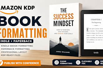 format amazon kdp books