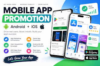 do fast 5 star USA android IOS users rating review, mobile app marketing install