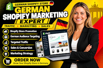 promote german shopify store, shopify marketing to boost german shopify sales