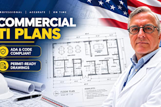 draft commercial tenant improvement plans for building permits