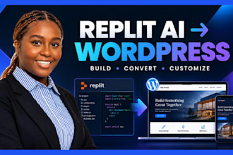 build replit ai websites and convert replit to wordpress