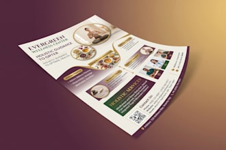design a business flyer, brochure and leaflet design