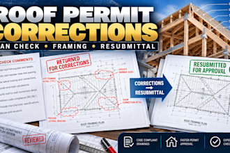 review new construction permit corrections and plan check comments