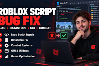 fix roblox scripts luau bugs datastore gui combat simulator game systems studio
