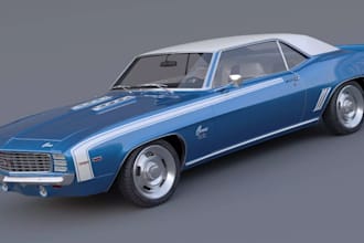 existing cad to amf miniature car,assembly part,resin 3d printing,stl modify,3mf