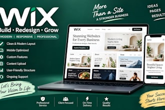 build wix website wix website design wix website redesign redesign wix website