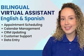 be your bilingual virtual assistant for admin and schedule management