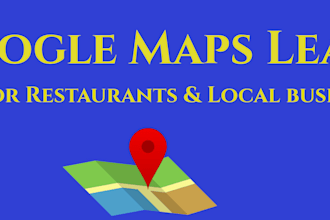 do targeted google maps leads for local business and restaurant