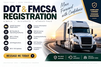 do dot, mc number, truck registration and fmcsa compliance