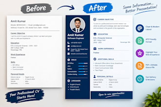 design a professional CV resume for you