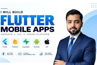 flutter apps for android and ios with firebase and API