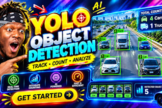 build yolo object detection and vehicle counting in python