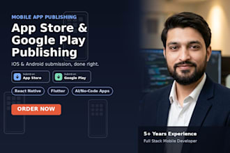 publish and upload your android or ios app to app store