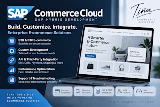 develop sap commerce cloud ecommerce and custom integrations