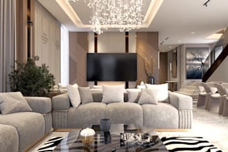 design 3d interior space visualization and walkthrough