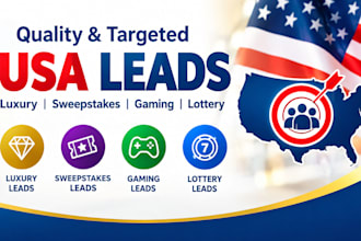 luxurious sweeps leads, USA gamblers leads, mega million lead, take sweeps leads