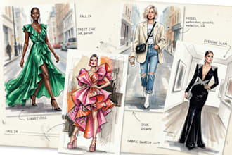 do fashion design illustrations