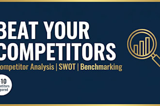 do competitor analysis, swot and market sizing report