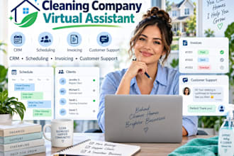 be  your administrative assistant for cleaning company