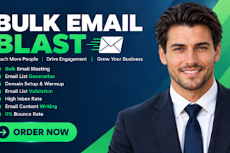 send bulk emails blast email marketing cold email campaign b2b lead generation