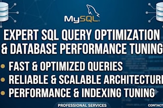 write complex sql queries and optimize your data base