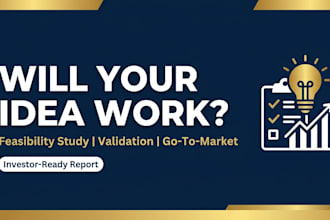 do feasibility study and business idea validation research