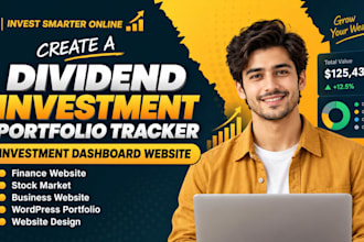 create a dividend investment portfolio tracker investment dashboard website