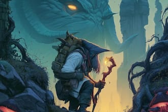 create fantasy environment concept art