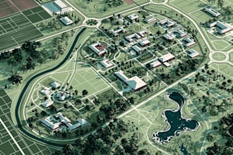 design printable custom vector maps of any area