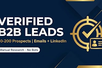 do b2b lead research and company profiling