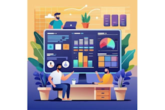 create custom saas website and startup vector illustrations