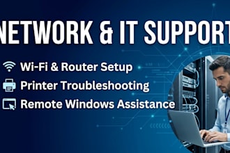 troubleshoot network wifi and printer issues