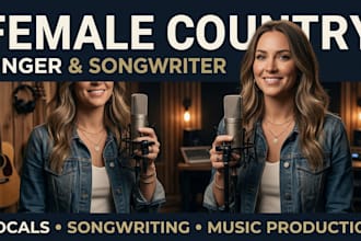 be professional female country singer songwriter vocalist country music producer