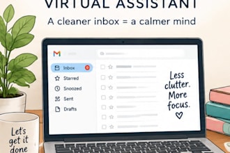 organize your content and manage your inbox as your VA