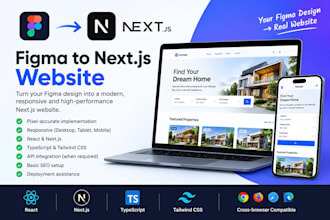 convert your figma UI design into a responsive website
