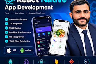 do develop a react native mobile app for ios and android